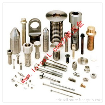 Cap Screws with Caps, Tab Washers with a Long Tab